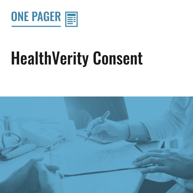 HealthVerity Consent