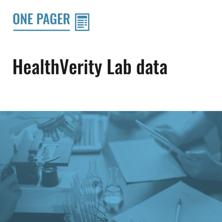 HealthVerity Lab data