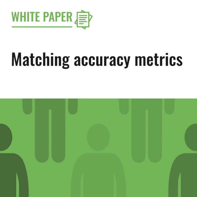 Matching accuracy metrics